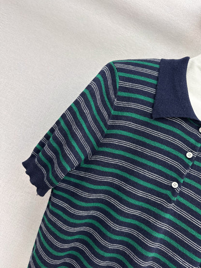 25ss knitted wool polo