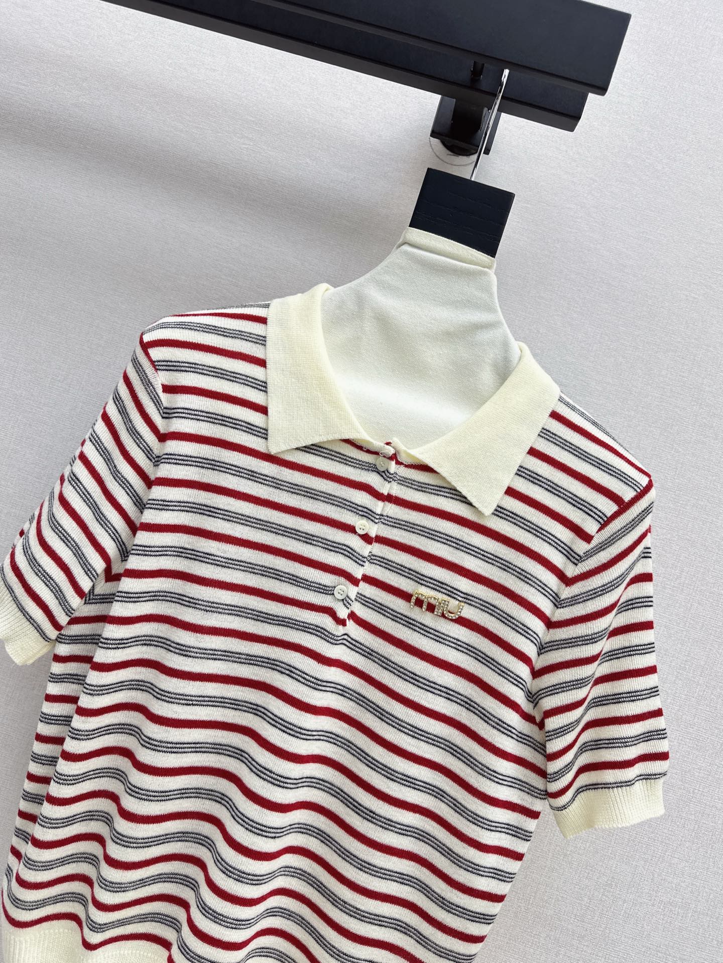 25SS KNITTED WOOL POLO