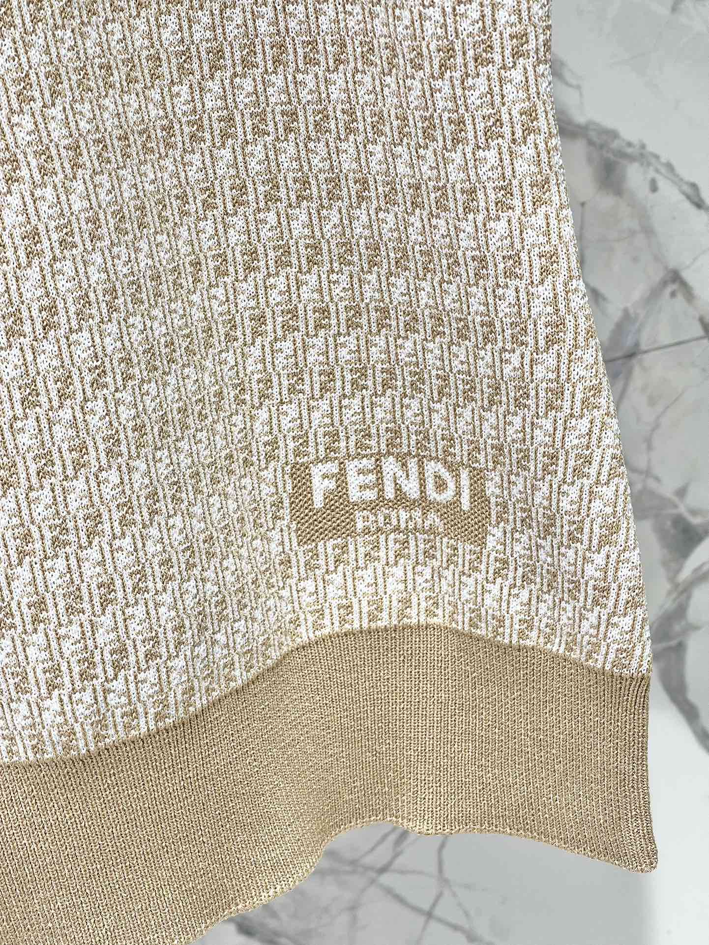 25ss jacquard knitted t-shirt