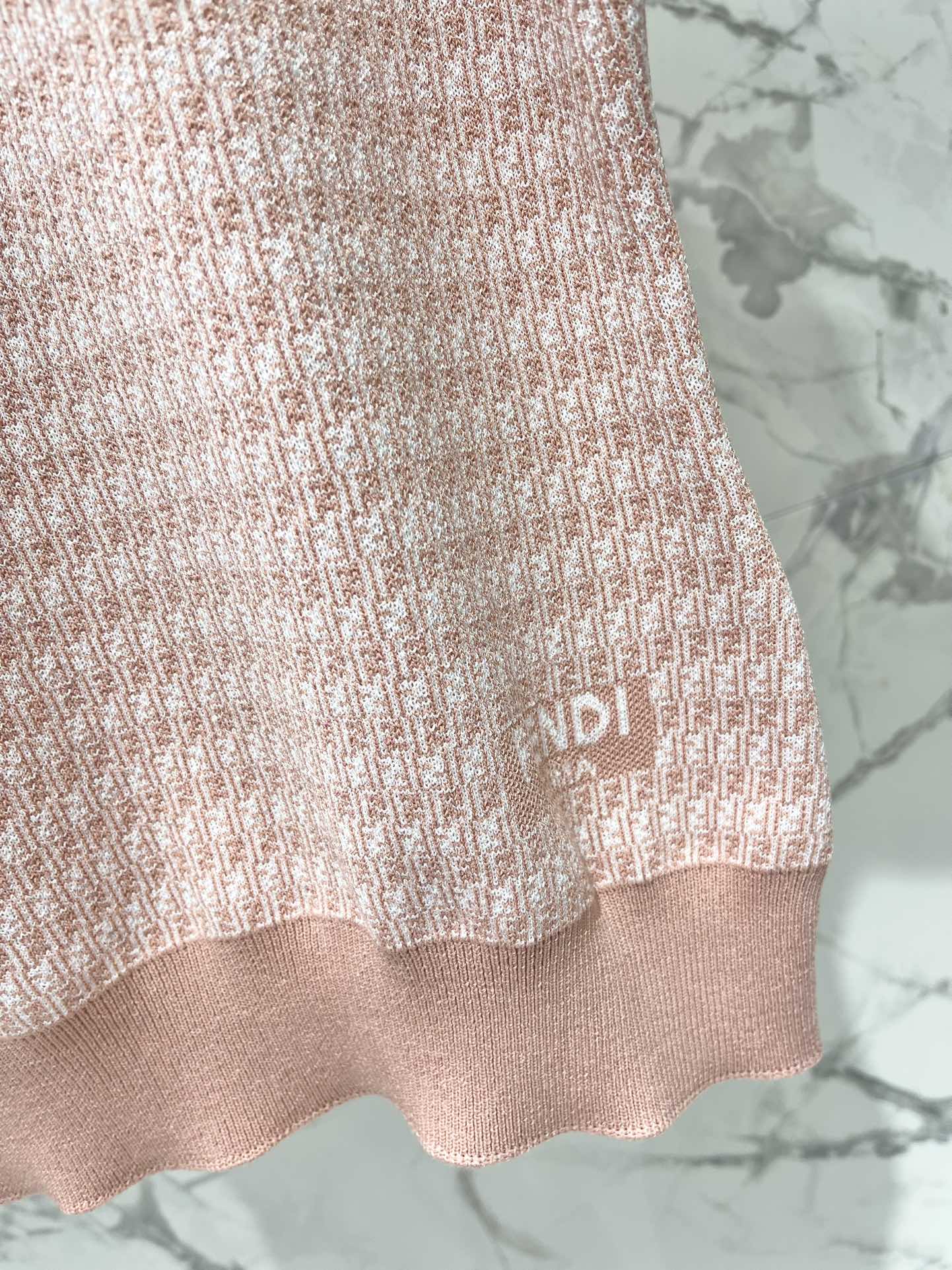 25ss jacquard knitted t-shirt