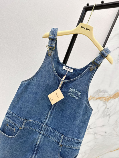 25SS denim overall