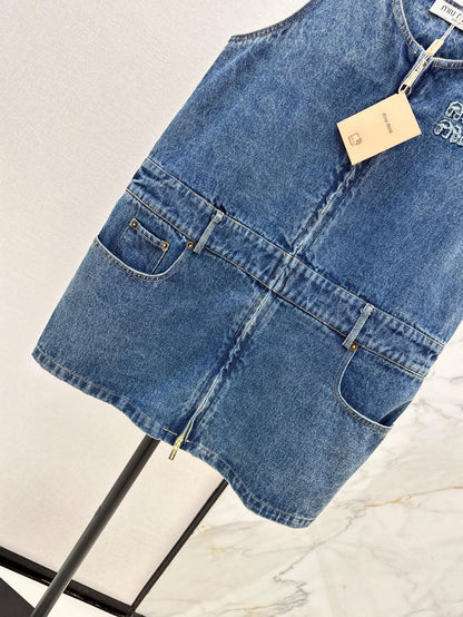 25SS denim overall