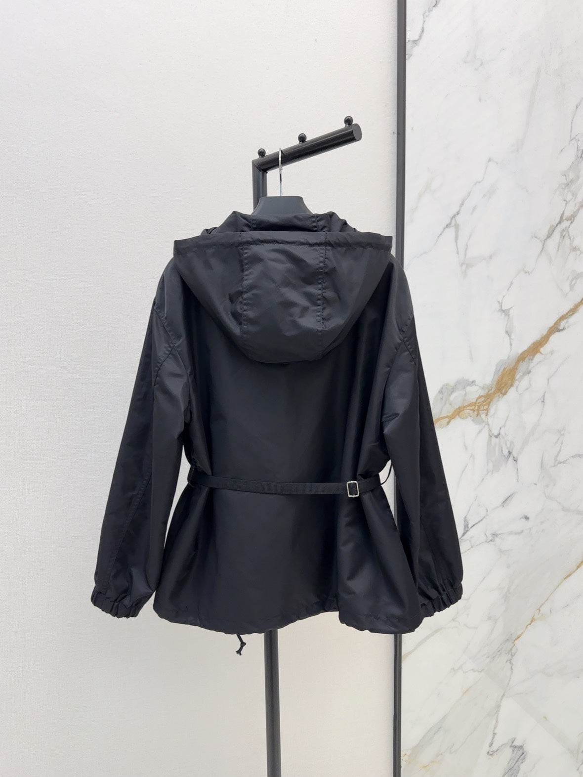 25ss hooded trench coat
