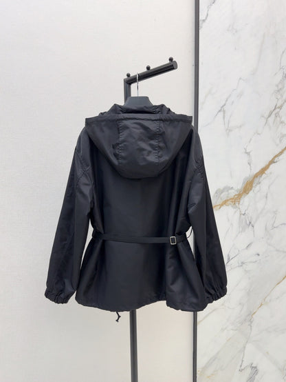 25ss hooded trench coat