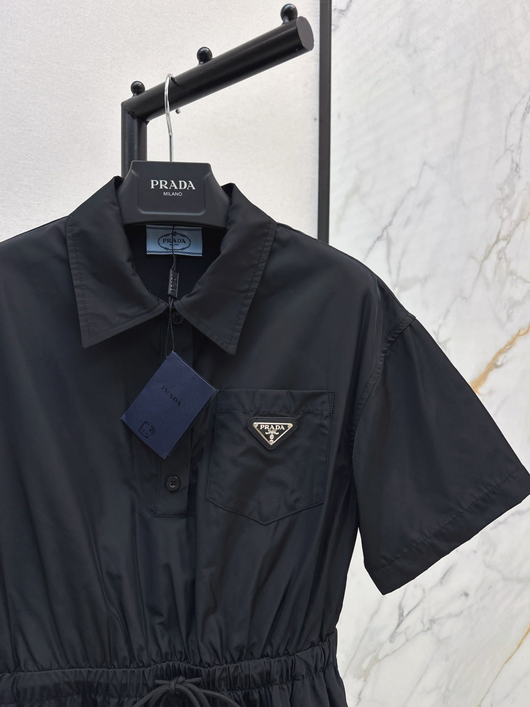 25SS drawstring shirt dress