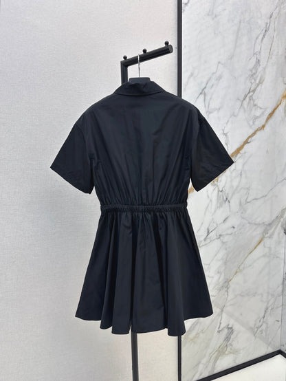 25SS drawstring shirt dress