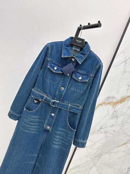 25ss cargo denim overall