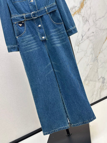 25ss cargo denim overall