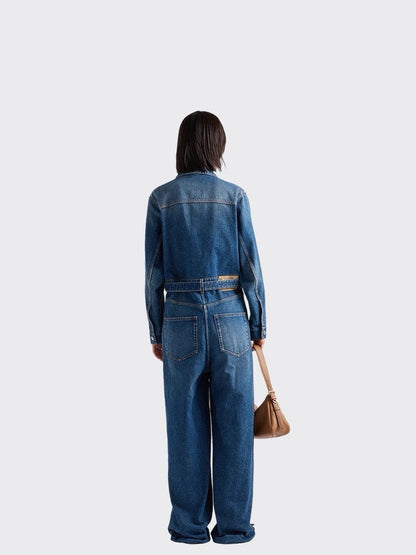 25ss cargo denim overall