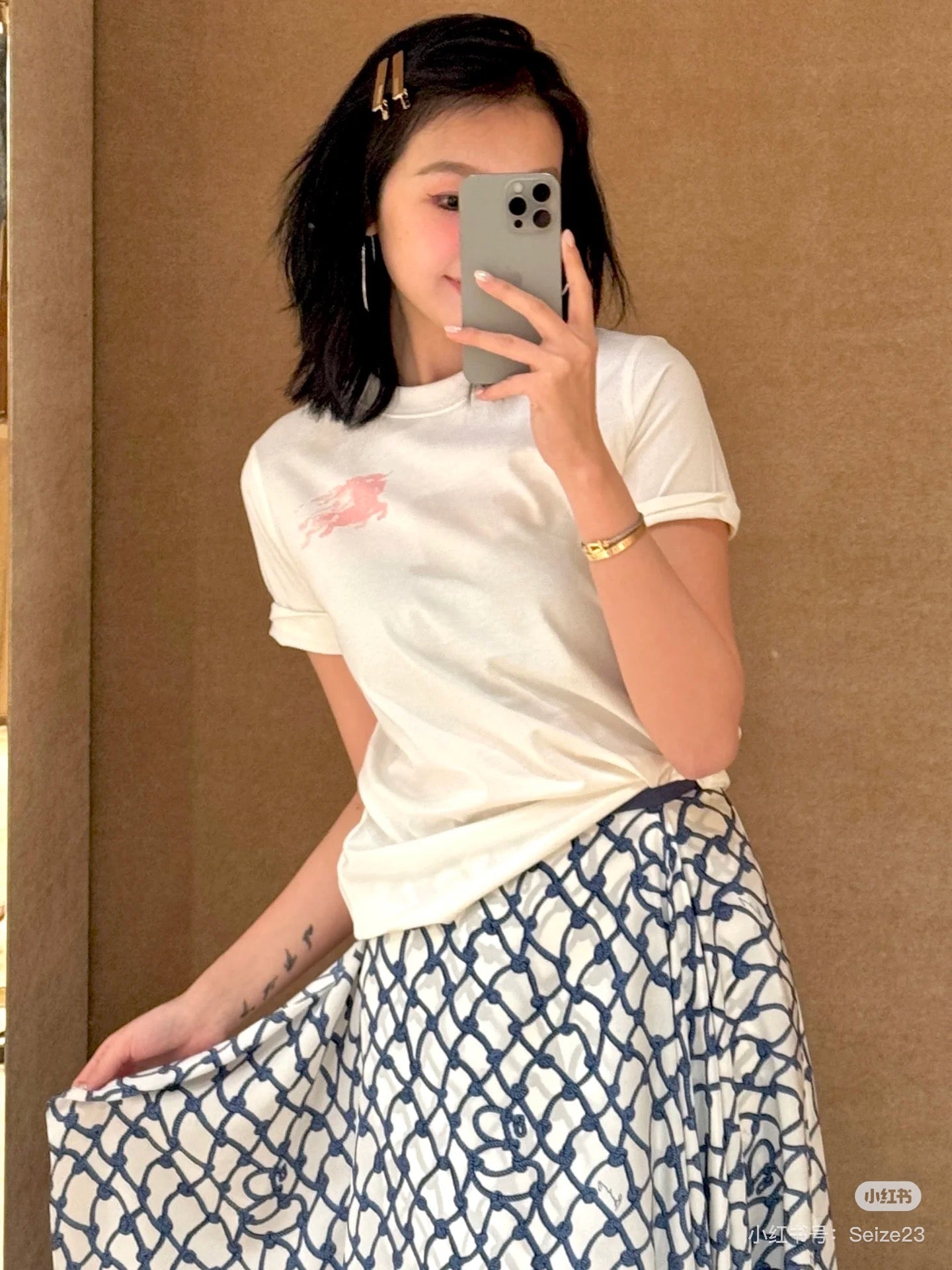 BU 25SS printed t-shirt