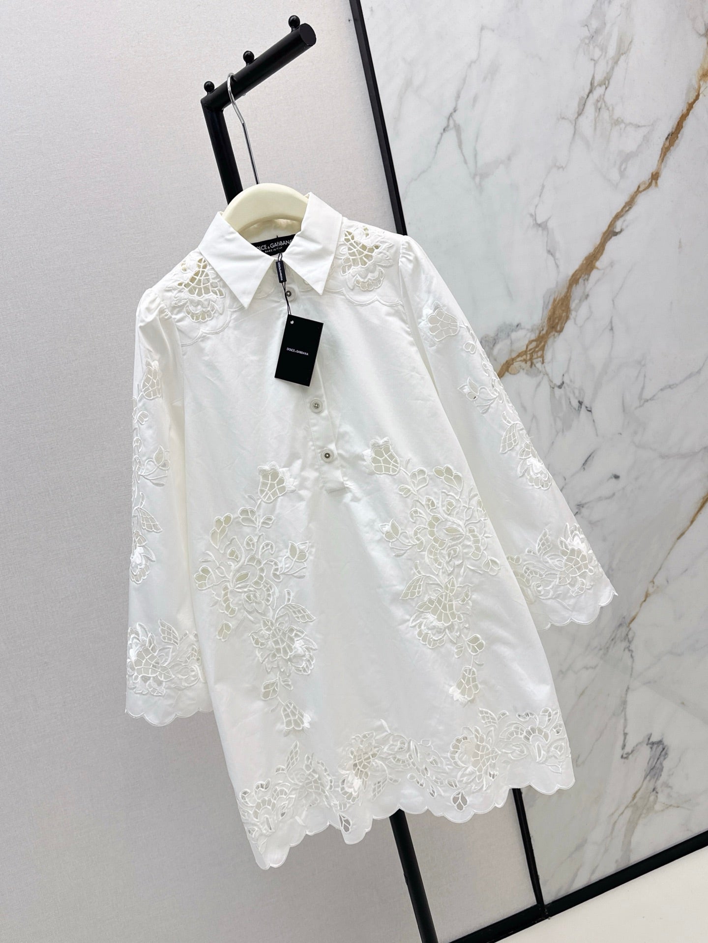 25ss hollow shirt dress