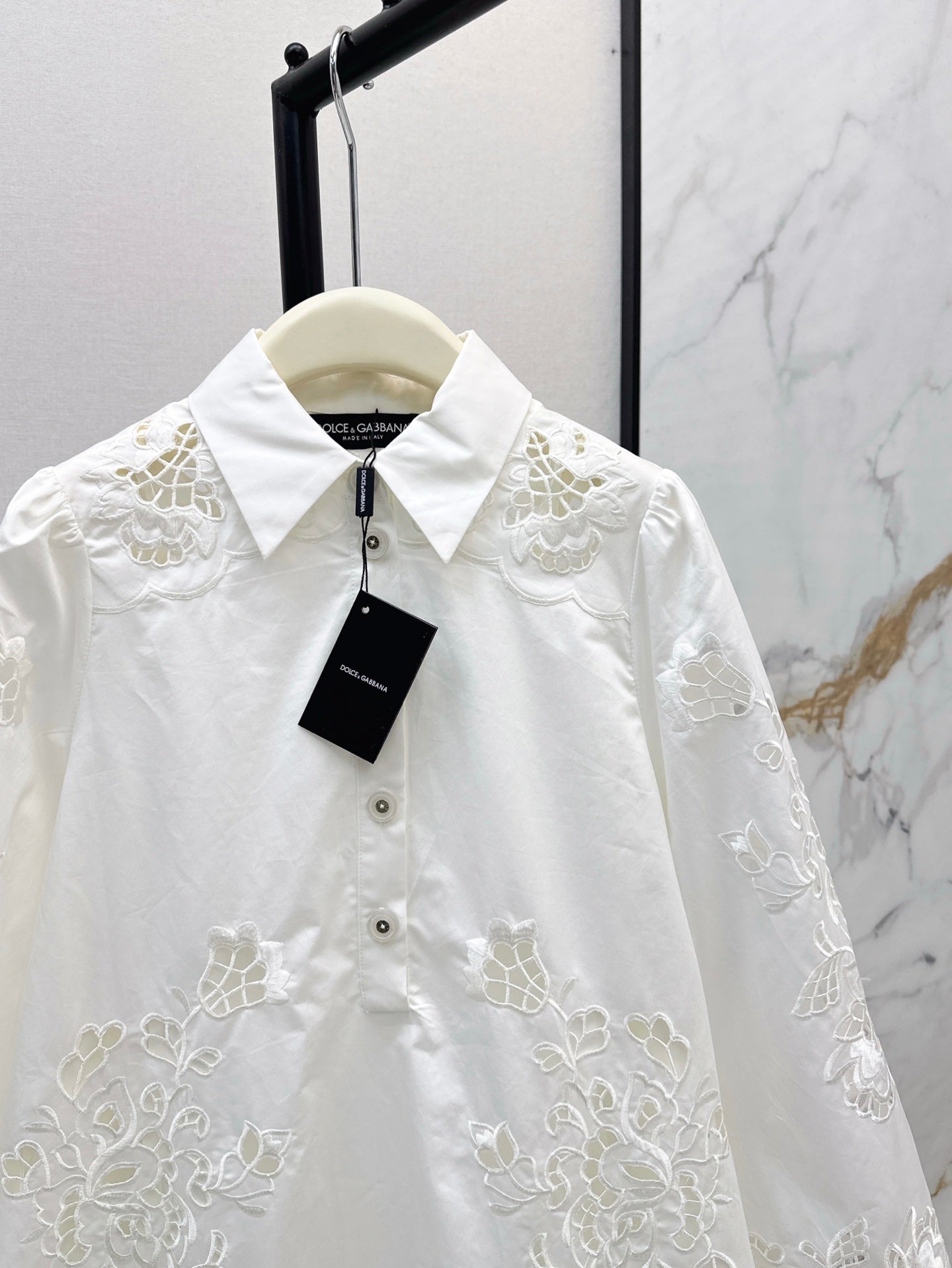 25ss hollow shirt dress