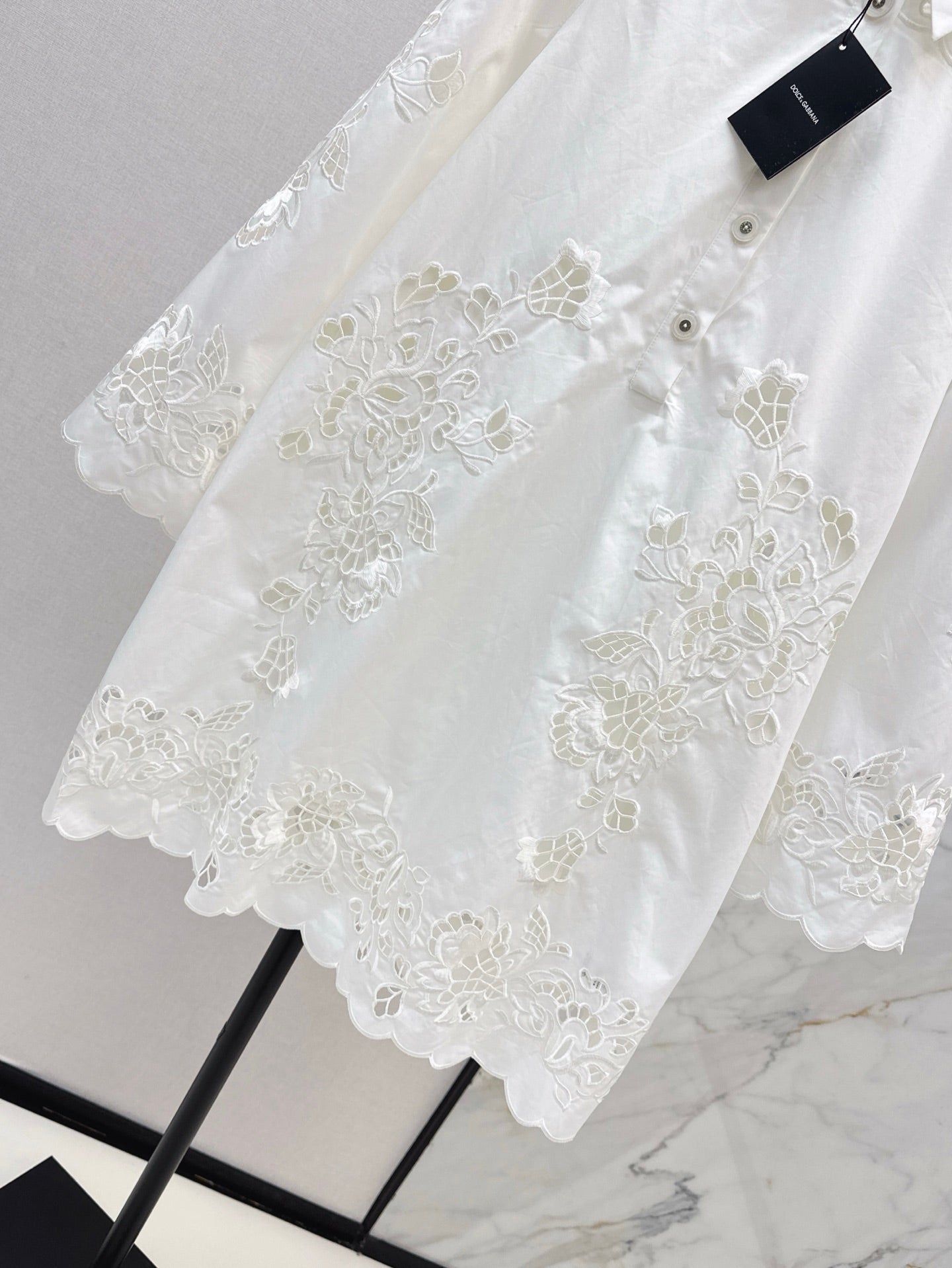 25ss hollow shirt dress