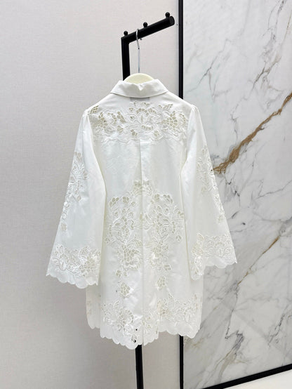 25ss hollow shirt dress