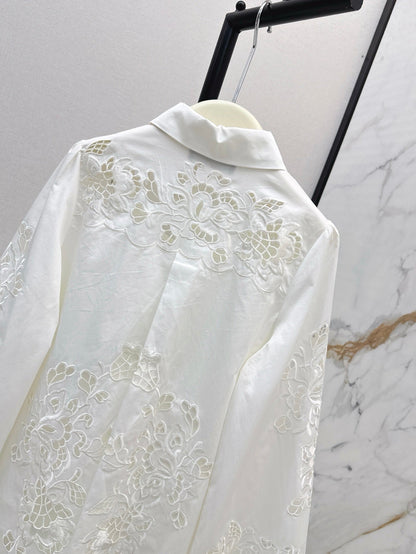 25ss hollow shirt dress