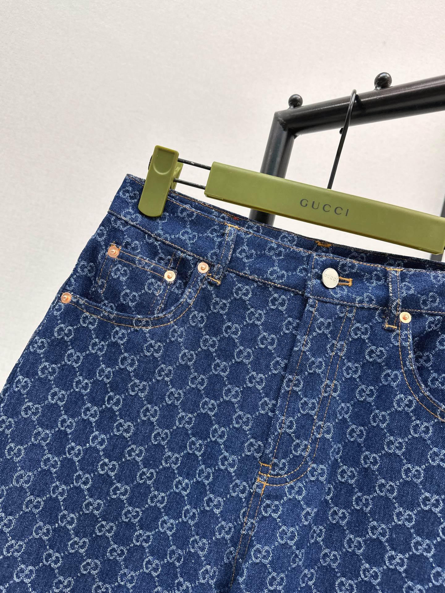 25ss jacquard denim short