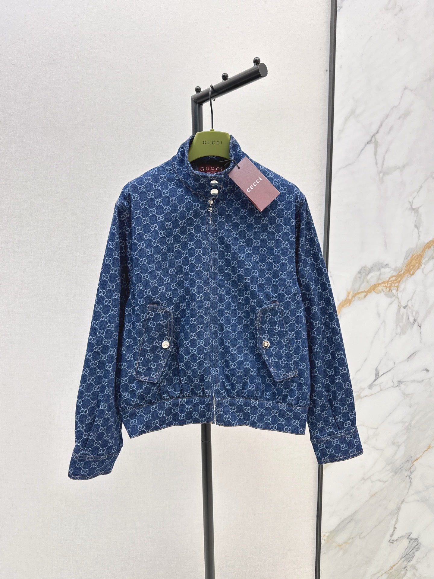 25ss jacquard denim jacket