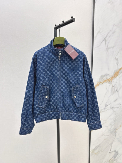 25ss jacquard denim jacket