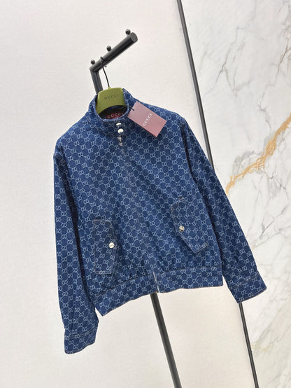 25ss jacquard denim jacket