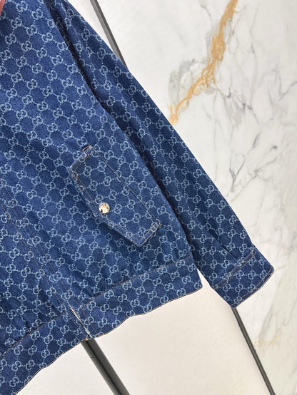25ss jacquard denim jacket