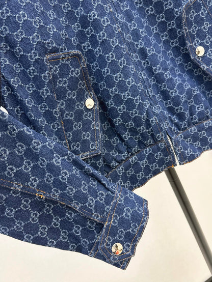 25ss jacquard denim jacket