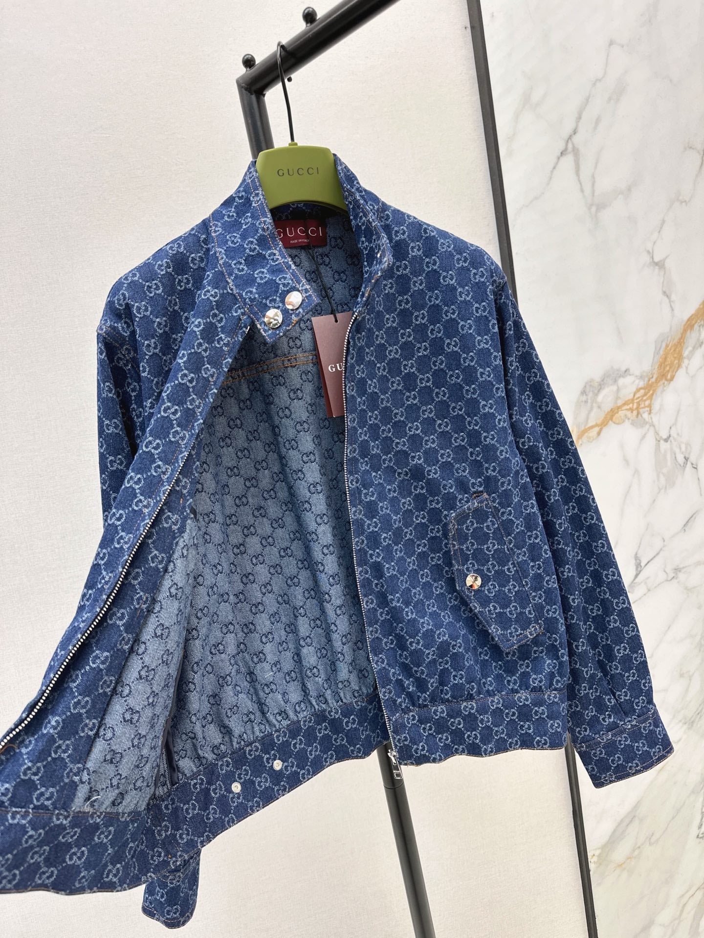25ss jacquard denim jacket
