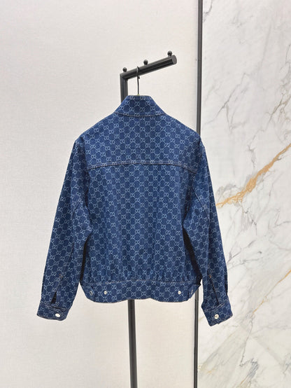 25ss jacquard denim jacket