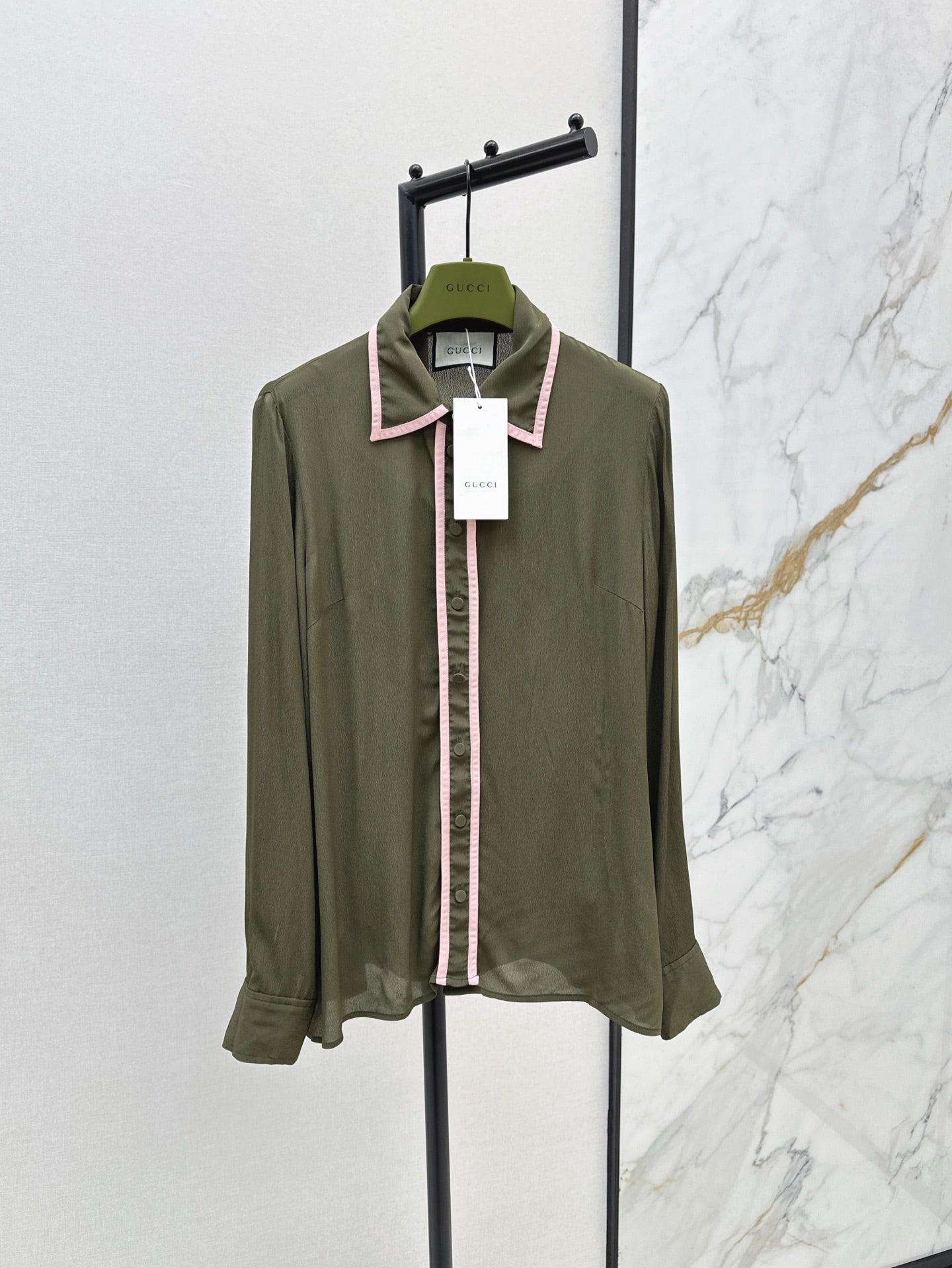 25ss silk buttons shirt