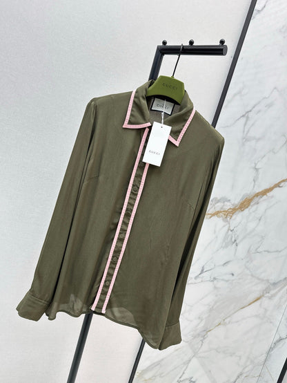 25ss silk buttons shirt