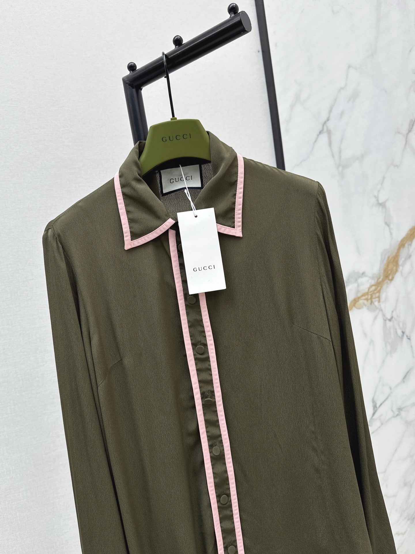 25ss silk buttons shirt