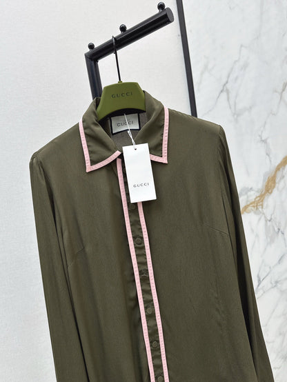 25ss silk buttons shirt