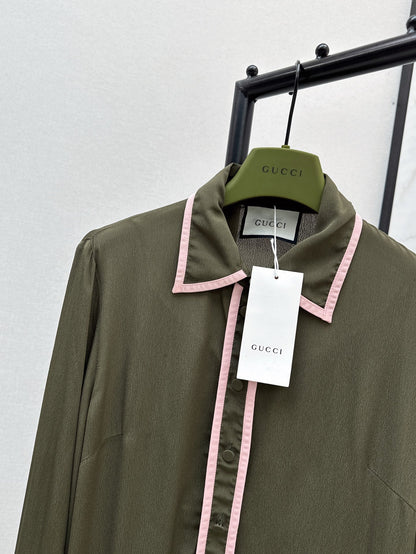 25ss silk buttons shirt