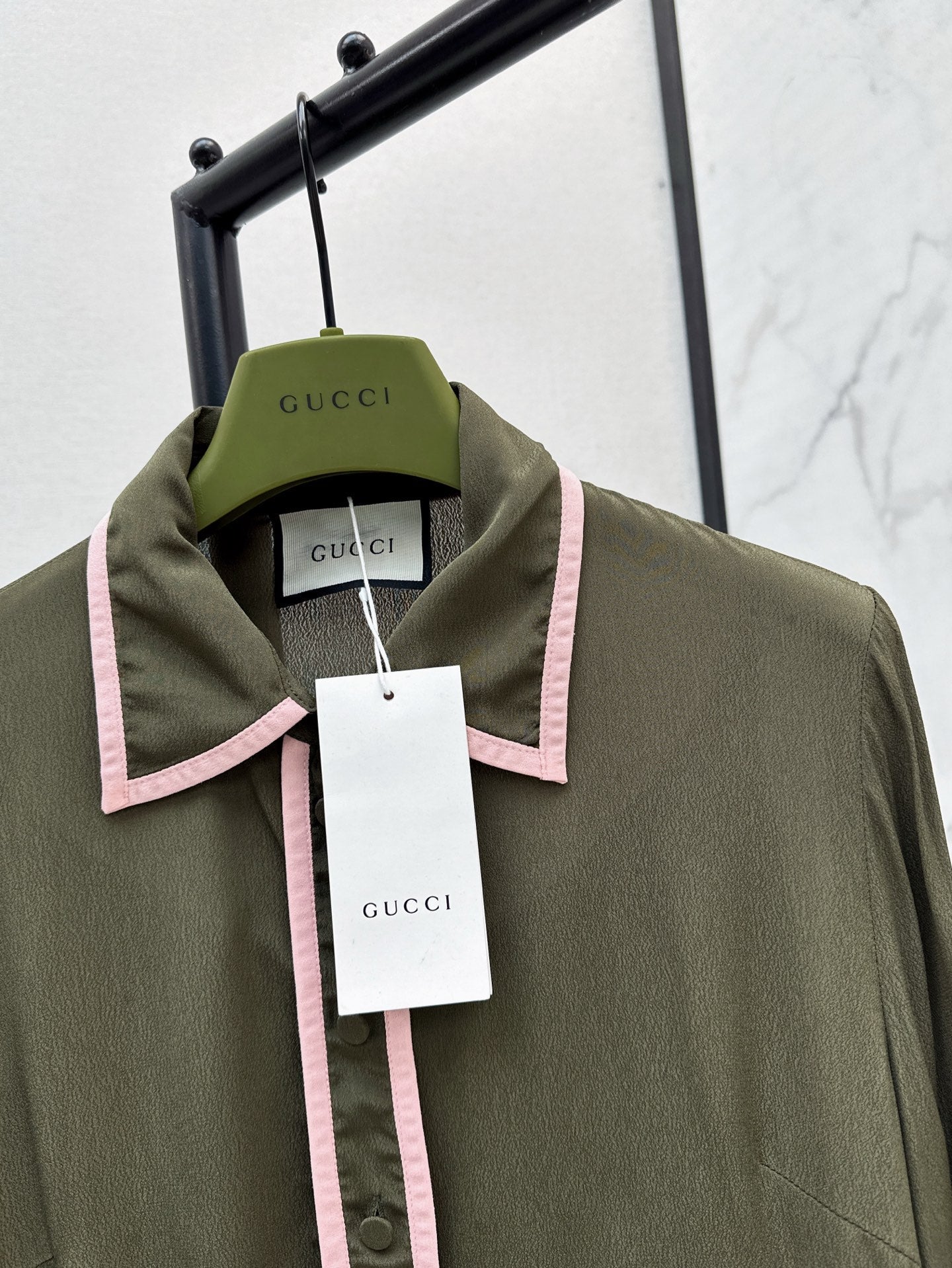 25ss silk buttons shirt