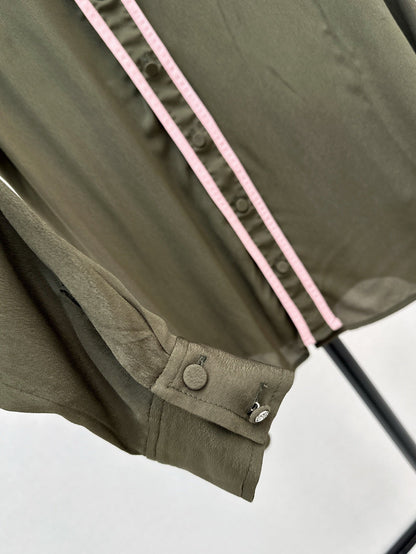 25ss silk buttons shirt