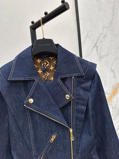 25ss denim ruffle jacket