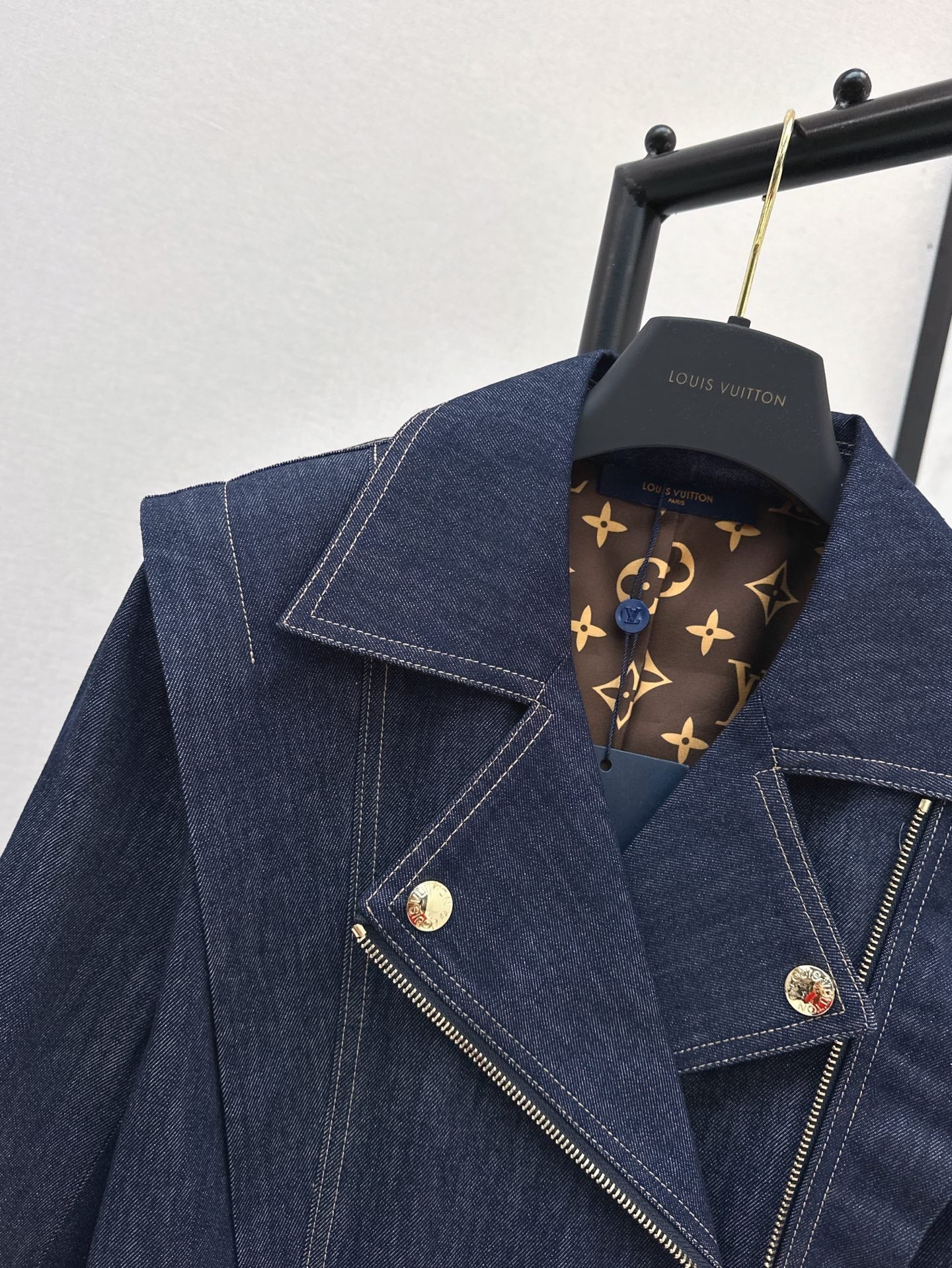 25ss denim ruffle jacket