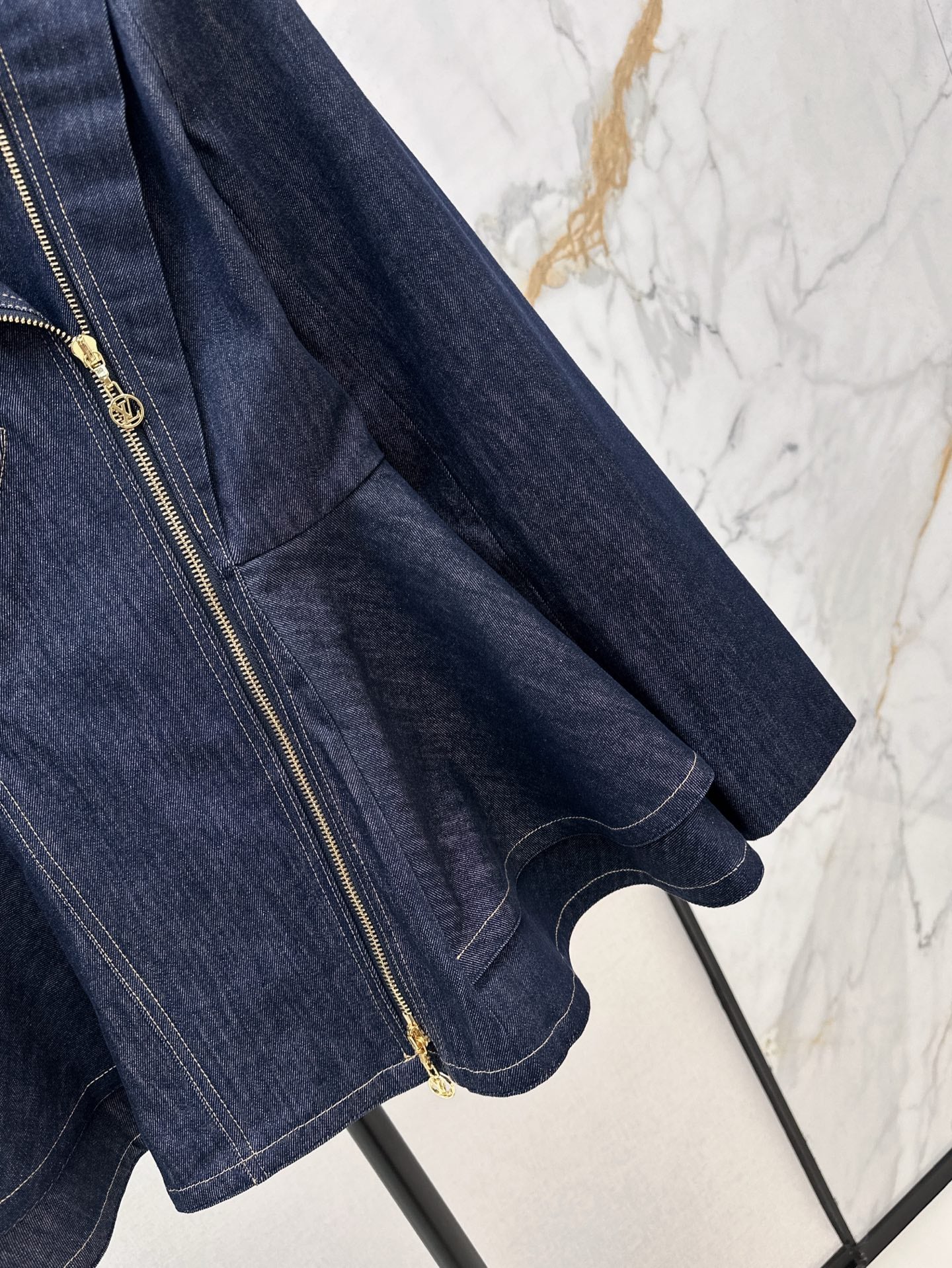 25ss denim ruffle jacket