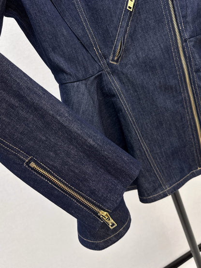 25ss denim ruffle jacket