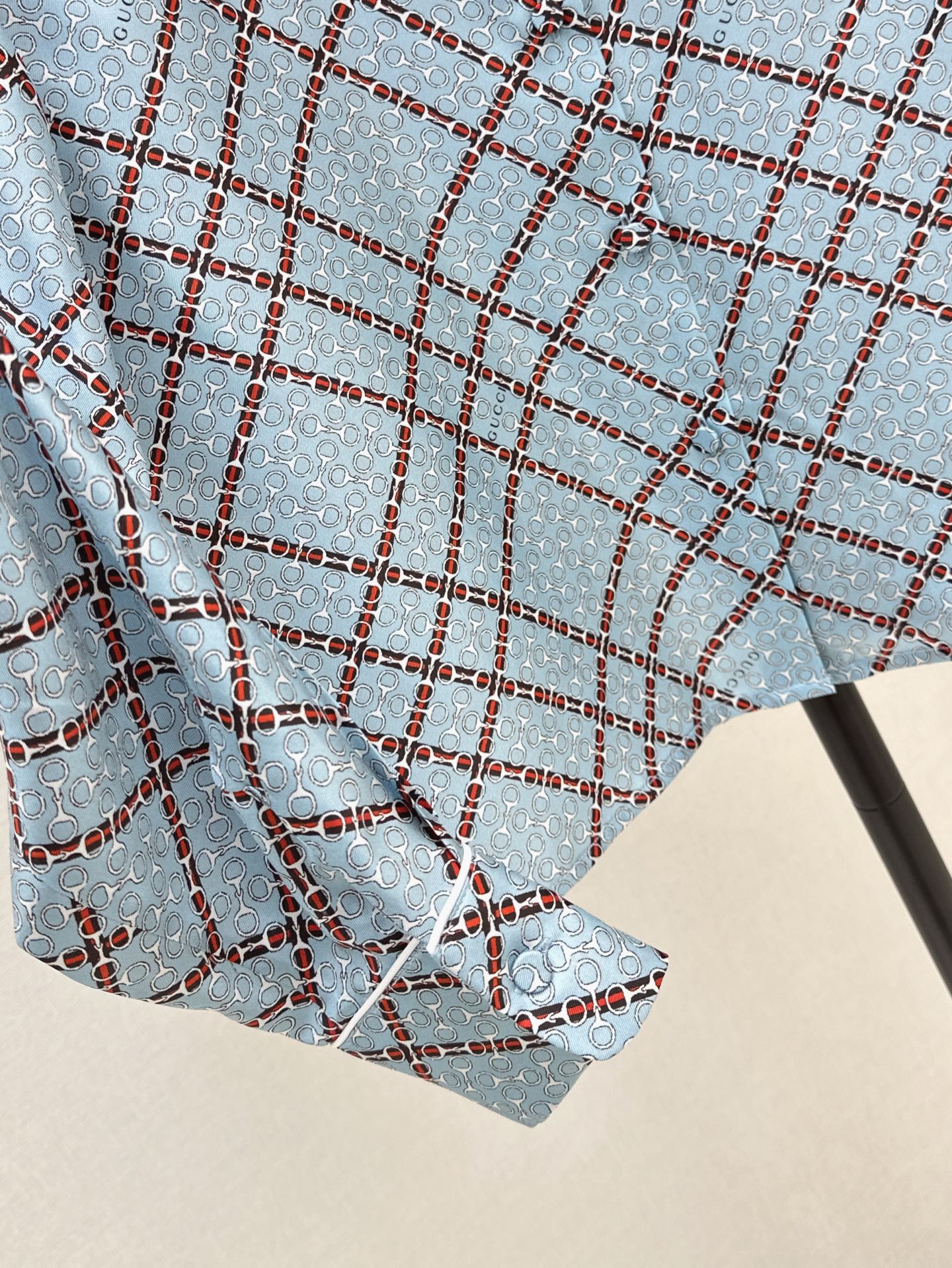 25ss Silk jacquard shirt