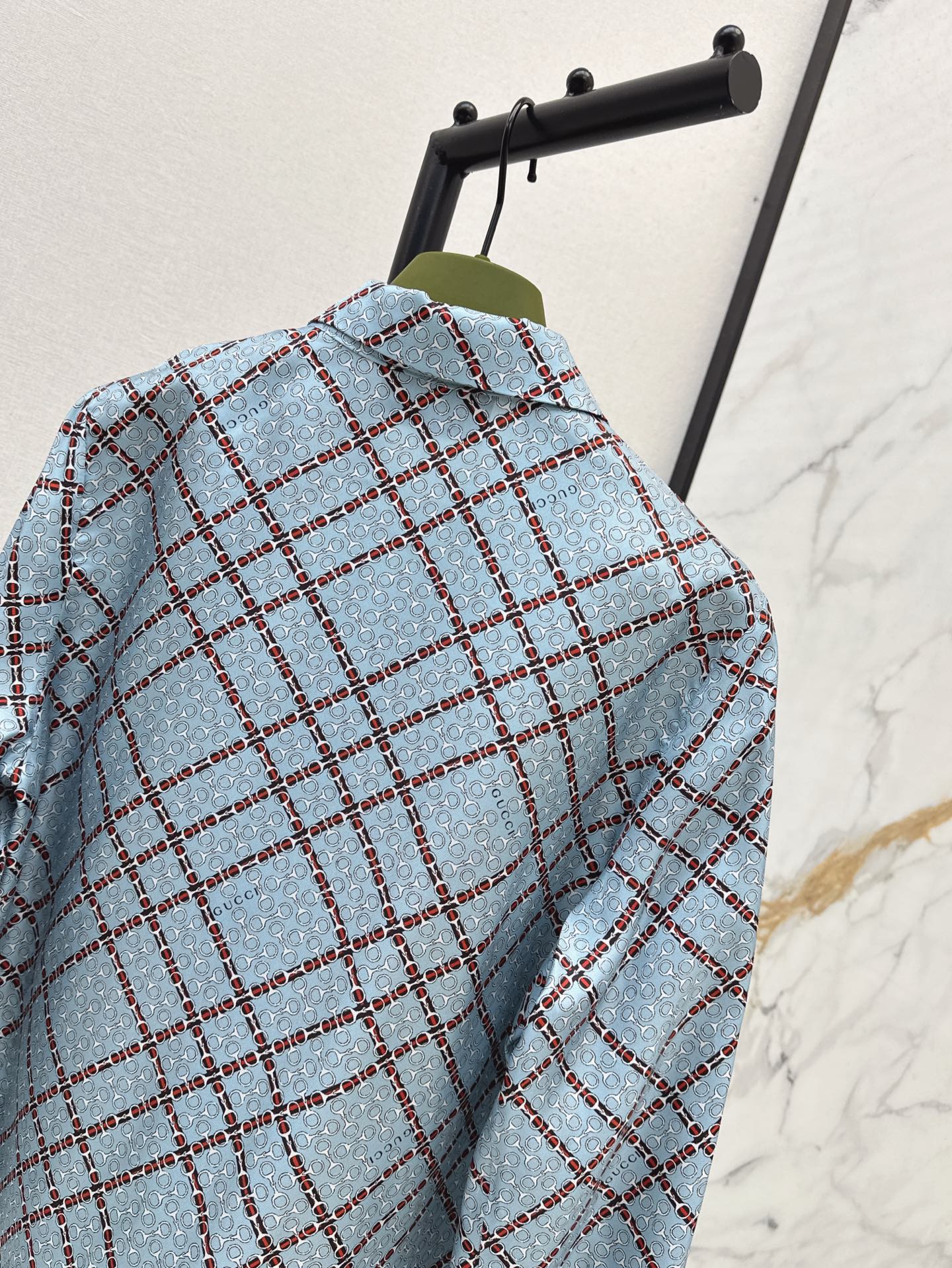 25ss Silk jacquard shirt