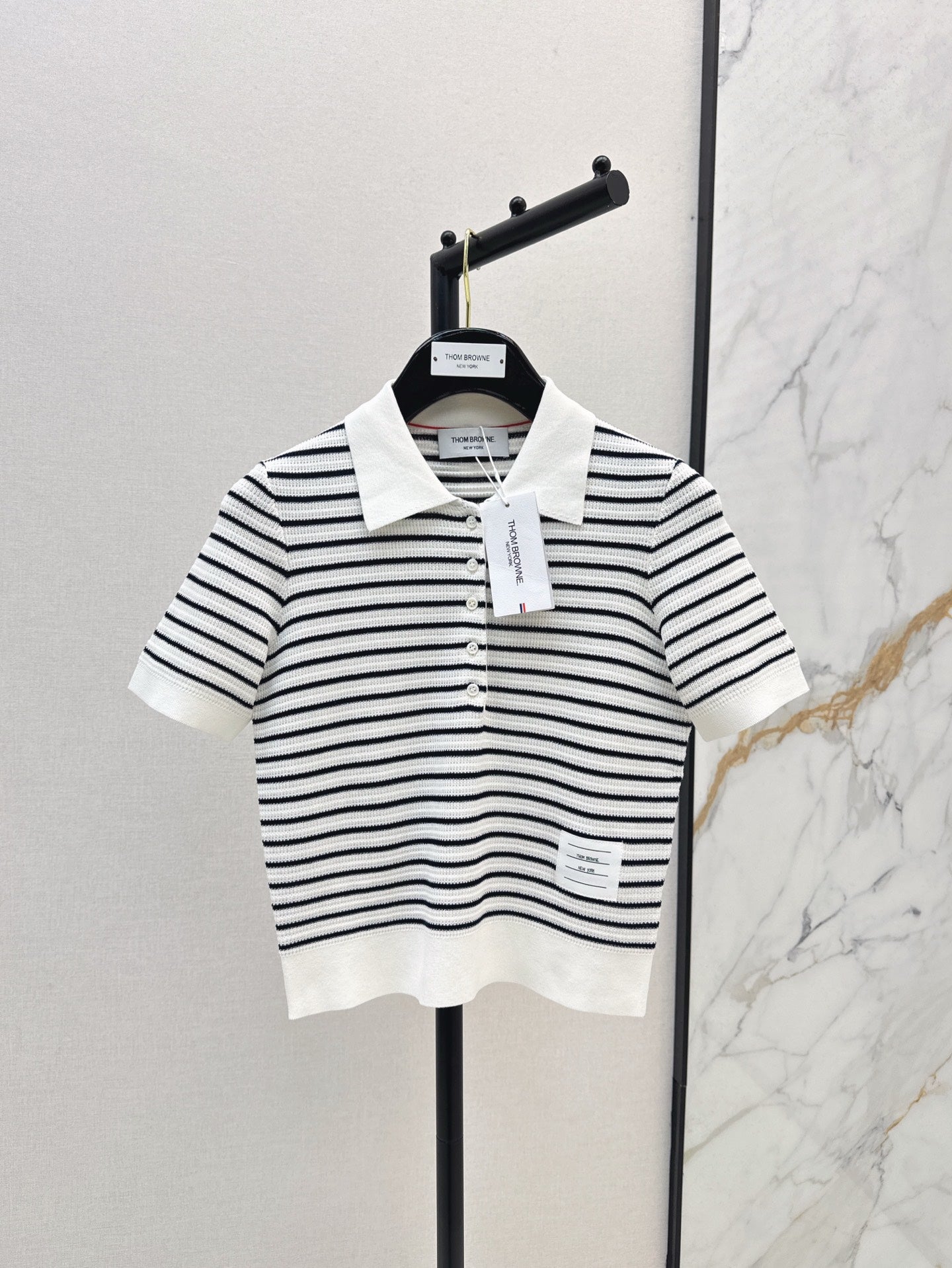 TH  25ss knitted polo shirt