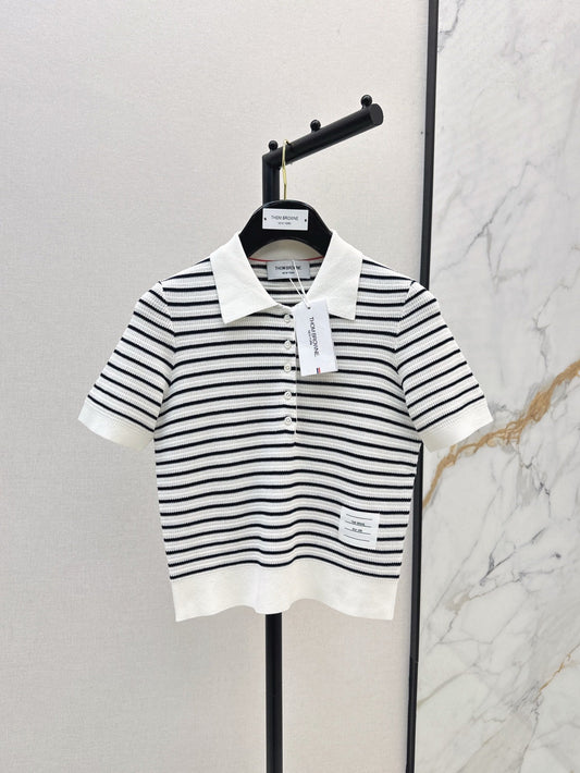 TH  25ss knitted polo shirt
