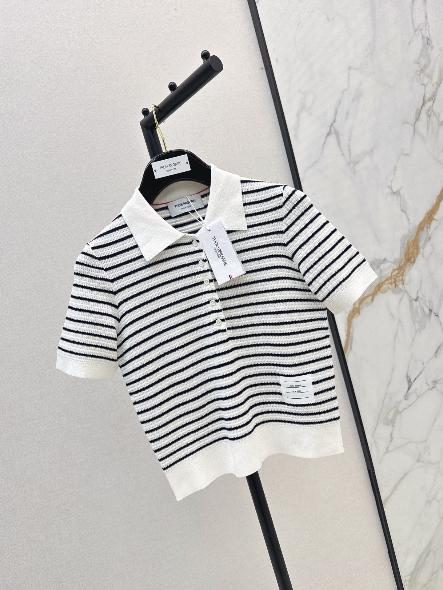 TH  25ss knitted polo shirt