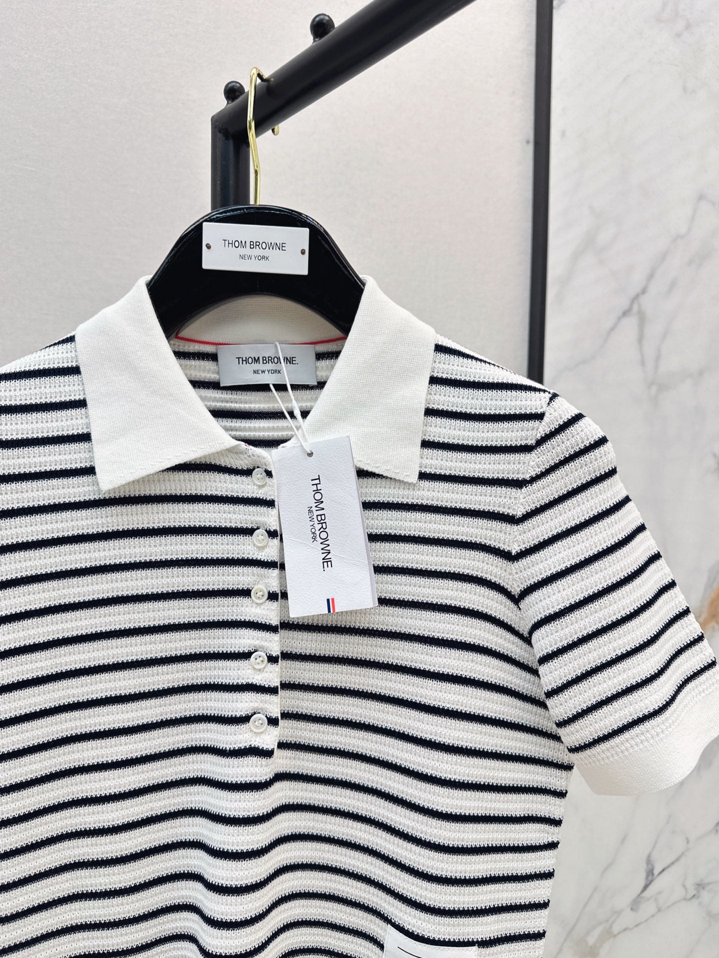 TH  25ss knitted polo shirt