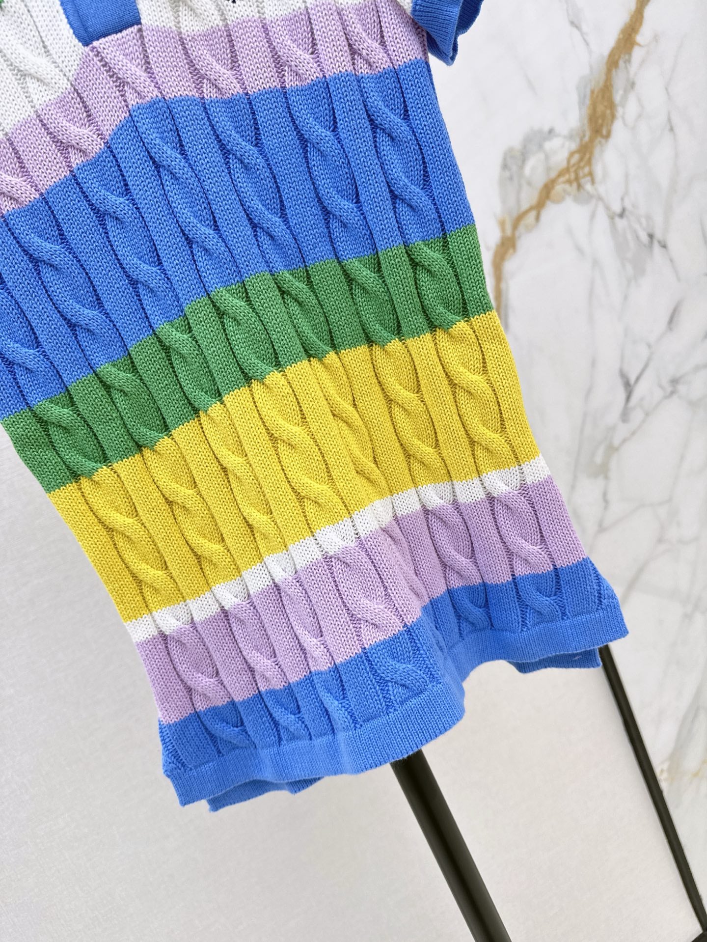 ra  25ss knitted polo shirt