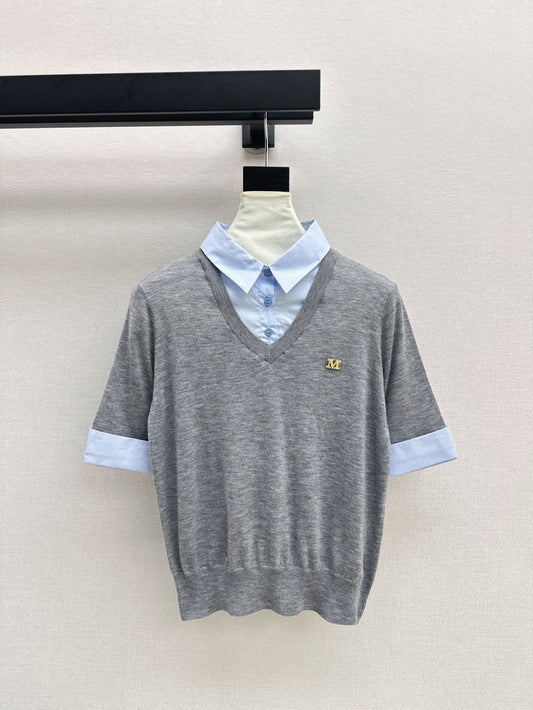 Ma 25ss knitted polo