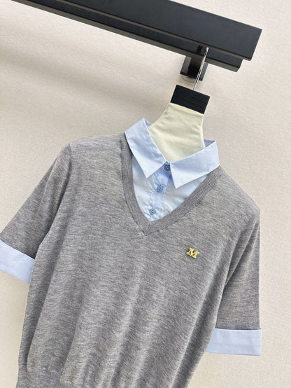 Ma 25ss knitted polo