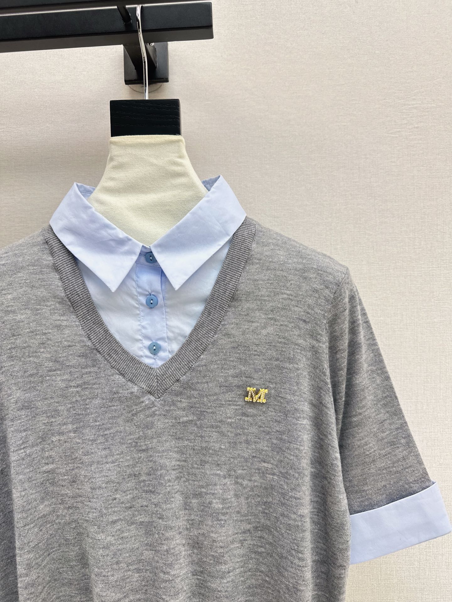 Ma 25ss knitted polo