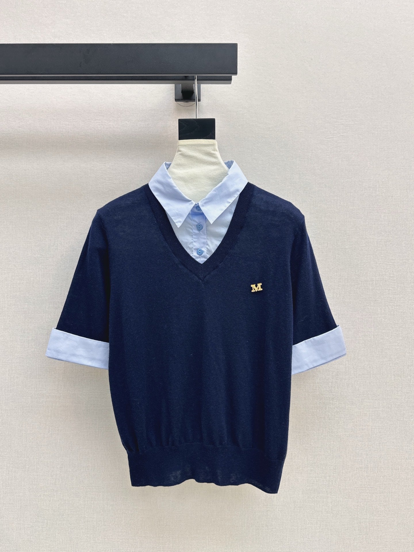 Ma 25ss knitted polo