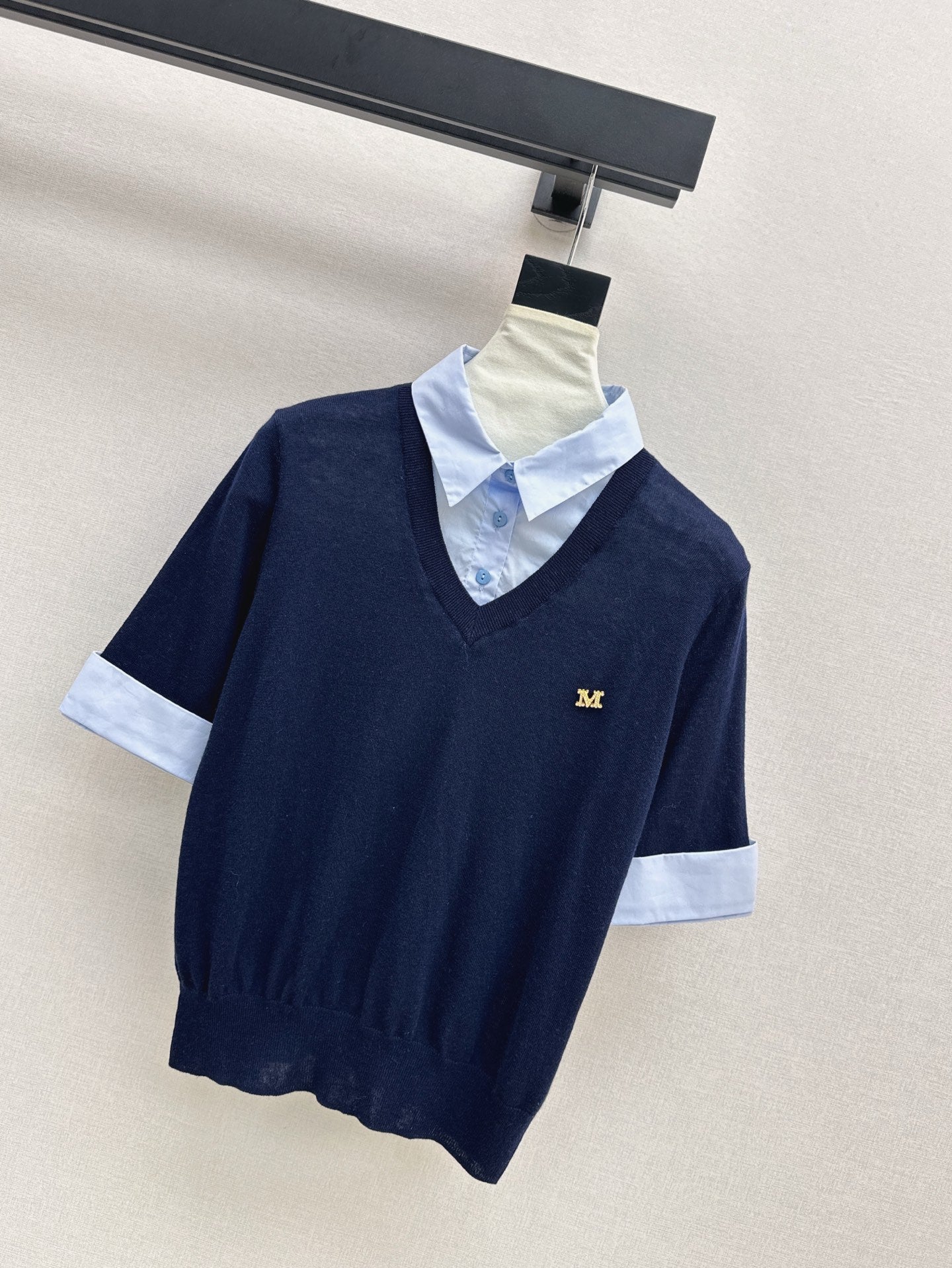 Ma 25ss knitted polo